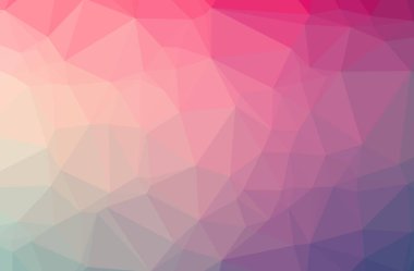 Soyut pembe yatay düşük poli arka plan resmi