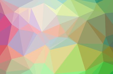 Soyut Yeşil yatay düşük poli arka plan resmi