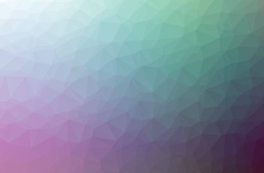 Soyut düşük poli mavi yatay arkaplan çizimi