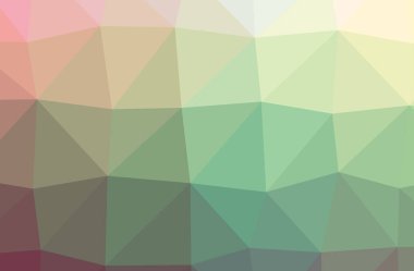 Soyut Yeşil yatay düşük poli arka plan resmi