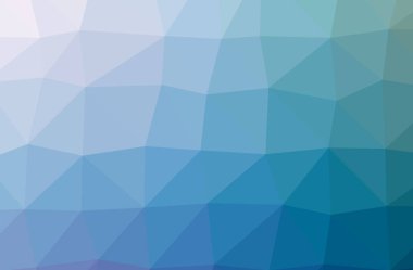 Soyut Mavi yatay düşük poli arka plan resmi