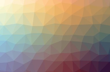 Soyut turuncu yatay düşük poli arka plan resmi