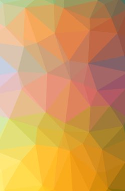 Soyut Turuncu dikey düşük poli arka plan resmi