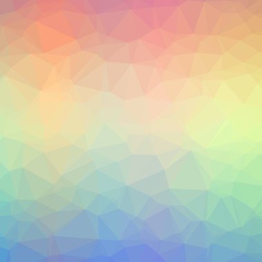 Soyut Mavi kare düşük poli arka plan resmi