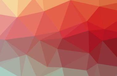 Soyut düşük poli kırmızı yatay arka plan resmi