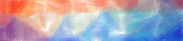 Illustration Blue Orange Watercolor Background Abstract Paint — Stock Photo, Image