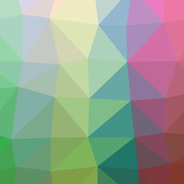 Abstract Illustration Green Square Low Poly Background — Stock Photo, Image