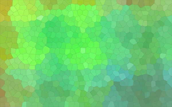Illustration Green Brown Pastel Small Hexagon Background — Stock Photo, Image