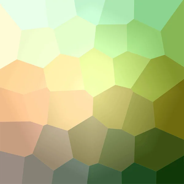 デジタル生成緑と赤の巨大な六角形正方形の背景のイラスト — ストック写真