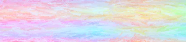 Иллюстрация Кремовой Длинные Мазки Мазки Пастельный Фон Абстрактная Краска — стоковое фото