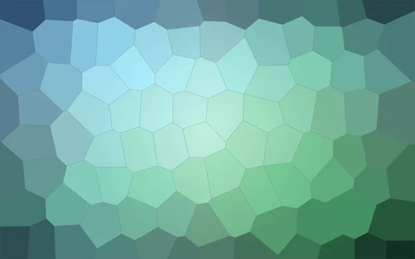 Иллюстрация Синего Зеленого Фона Большого Шестиугольника — стоковое фото