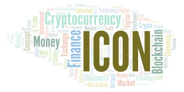 Pictogram Cryptocurrency Munt Word Cloud Word Cloud Gemaakt Met Alleen — Stockfoto