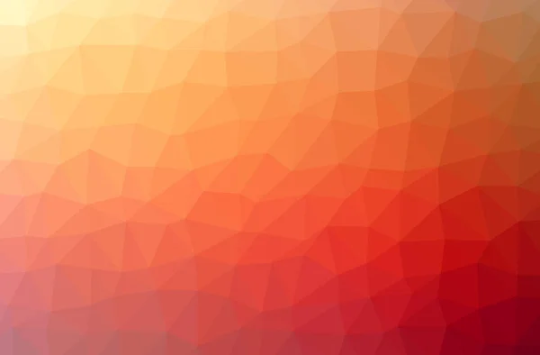 Abbildung Des Abstrakten Horizontalen Hintergrundes Low Poly Orange — Stockfoto