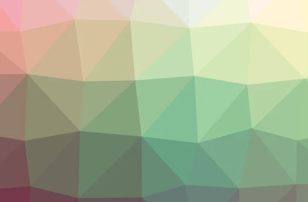 Abstract Illustration Green Horizontal Low Poly Background — Stock Photo, Image