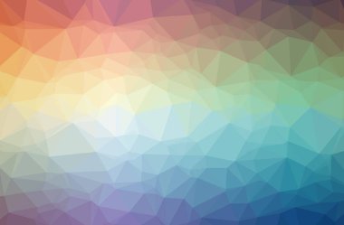 Soyut Mavi yatay düşük poli arka plan resmi