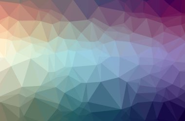 Soyut Mavi yatay düşük poli arka plan resmi