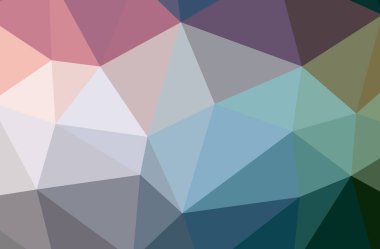 Soyut Mavi yatay düşük poli arka plan resmi