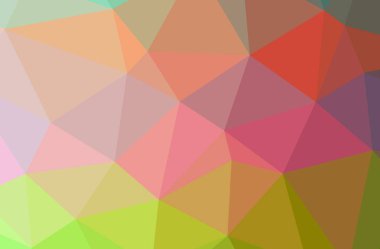 Soyut turuncu yatay düşük poli arka plan resmi