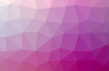 Soyut pembe yatay düşük poli arka plan resmi