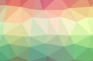 Soyut Yeşil yatay düşük poli arka plan resmi