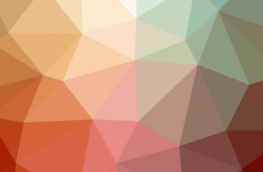 Soyut turuncu yatay düşük poli arka plan resmi