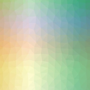 Yeşil kare düşük poli arka plan soyut gösteren resim