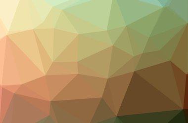 Soyut turuncu yatay düşük poli arka plan resmi