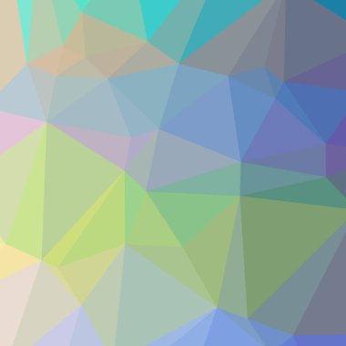 Soyut Mavi kare düşük poli arka plan resmi