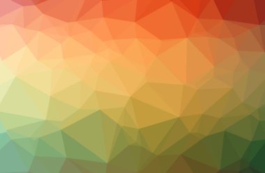 Soyut turuncu yatay düşük poli arka plan resmi