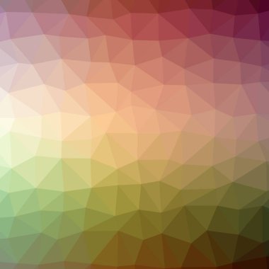 Soyut Turuncu kare düşük poli arka plan resmi