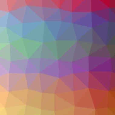 Soyut Mavi kare düşük poli arka plan resmi