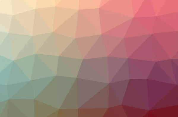 Abstract Illustration Red Horizontal Low Poly Background — Stock Photo, Image