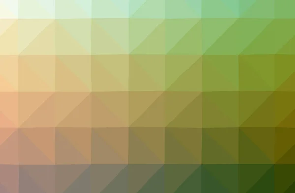 Illustration Abstract Low Poly Green Horizontal Background — Stock Photo, Image