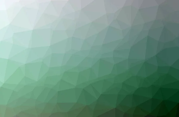 Abstraktní Obrázek Pozadí Zelené Vodorovné Nízké Poly — Stock fotografie