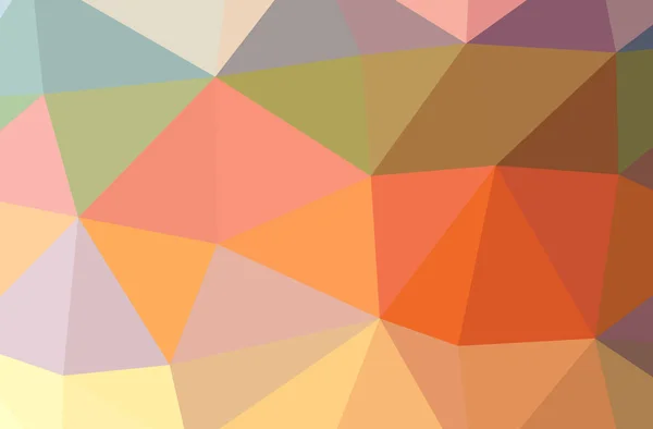 Abstract Illustration Orange Horizontal Low Poly Background — Stock Photo, Image