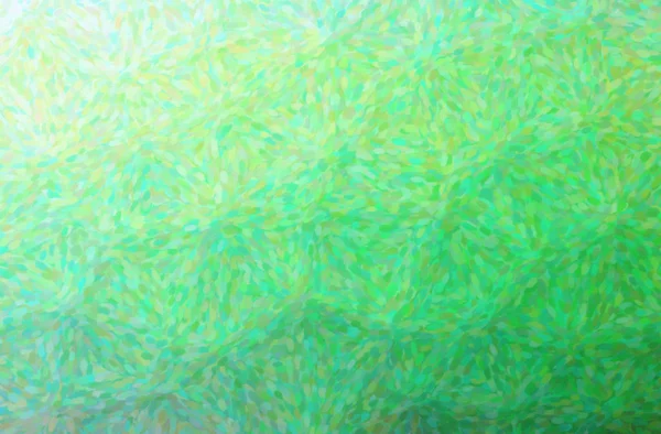 Illustration Green Impressionist Pointlilism Paint Background Digitally Generated — Stock Photo, Image