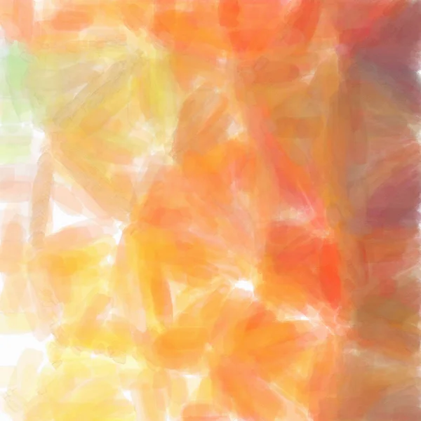 Εικονογράφηση Της Πορτοκαλί Ακουαρέλα Τετράγωνο Φόντο Ψηφιακά Που Δημιουργούνται — Φωτογραφία Αρχείου