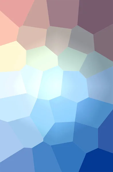 Illustration Des Blau Roten Hexagonalen Hintergrundes Digital Generiert — Stockfoto