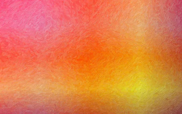 Preciosa Ilustración Abstracta Color Rosa Naranja Amarillo Púrpura Impasto Pintura — Foto de Stock