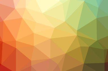 Soyut düşük poli turuncu yatay arka plan resmi