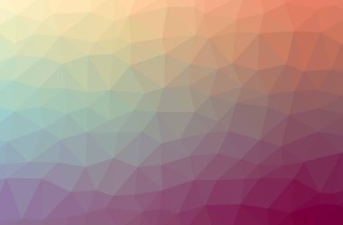 Soyut pembe yatay düşük poli arka plan resmi