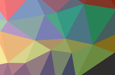 Soyut Mavi yatay düşük poli arka plan resmi