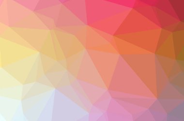 Soyut illüstrasyon kırmızı yatay düşük poli arka plan