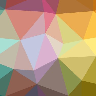 Soyut Turuncu kare düşük poli arka plan resmi