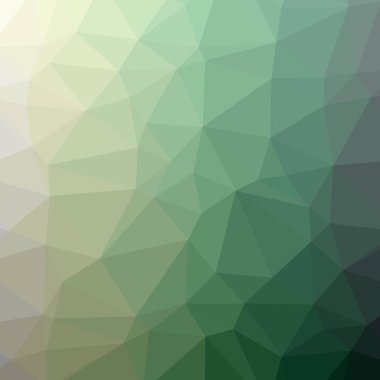 Yeşil kare düşük poli arka plan soyut gösteren resim