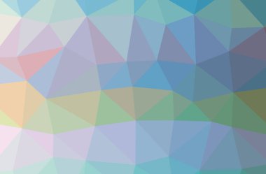 Soyut Mavi yatay düşük poli arka plan resmi