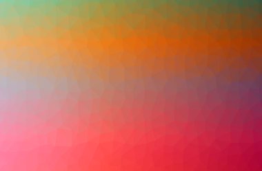 Soyut turuncu yatay düşük poli arka plan resmi