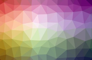 Soyut turuncu yatay düşük poli arka plan resmi