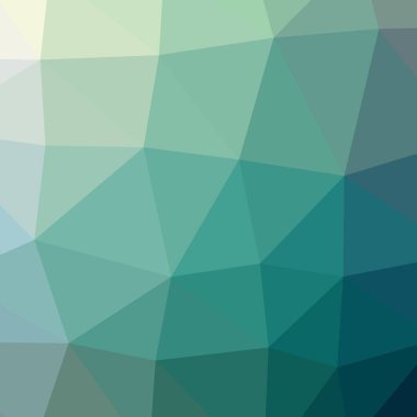 Soyut Mavi kare düşük poli arka plan resmi