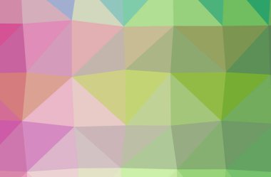 Soyut Yeşil yatay düşük poli arka plan resmi